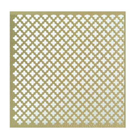 cloverleaf sheet metal|perforated aluminum sheet home depot.